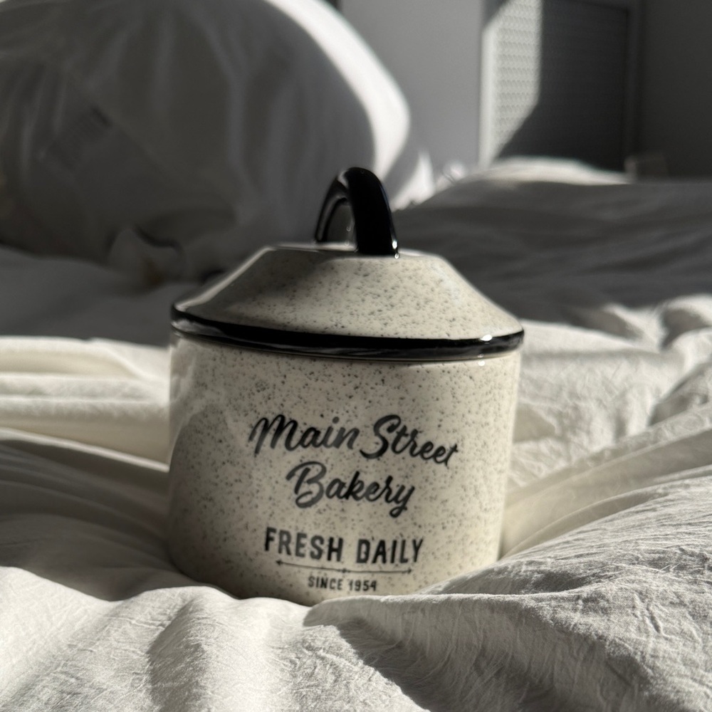 Main Street Bakery Ceramic Jar